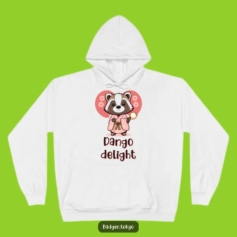 Funny Cozy Badger Dango Kimono Hoodie - Warm & Delicious